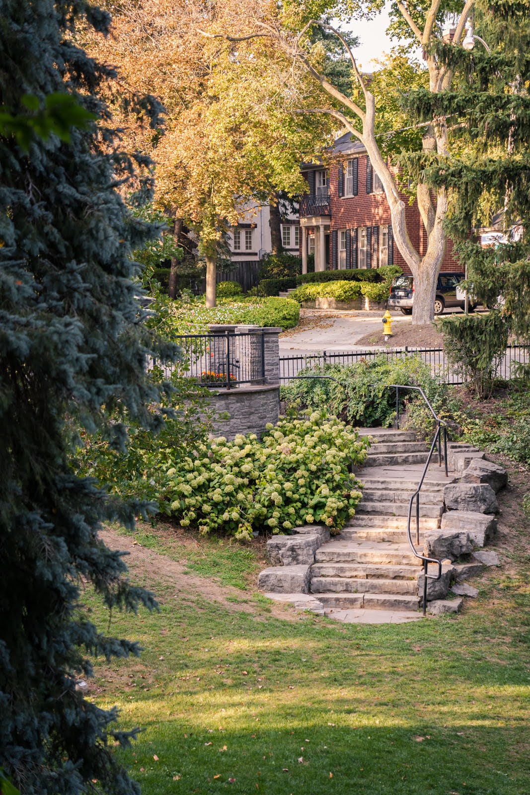 An Autumn Afternoon At Lytton Sunken Gardens, Toronto